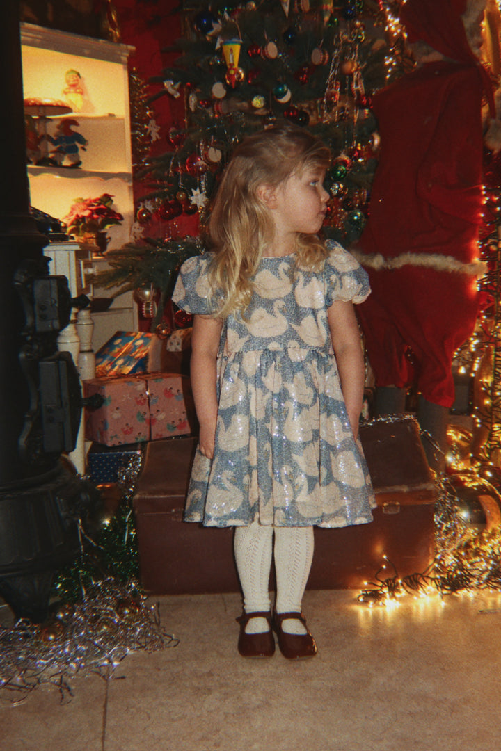 Konges Sløjd Starla Sequin Dress - Swan