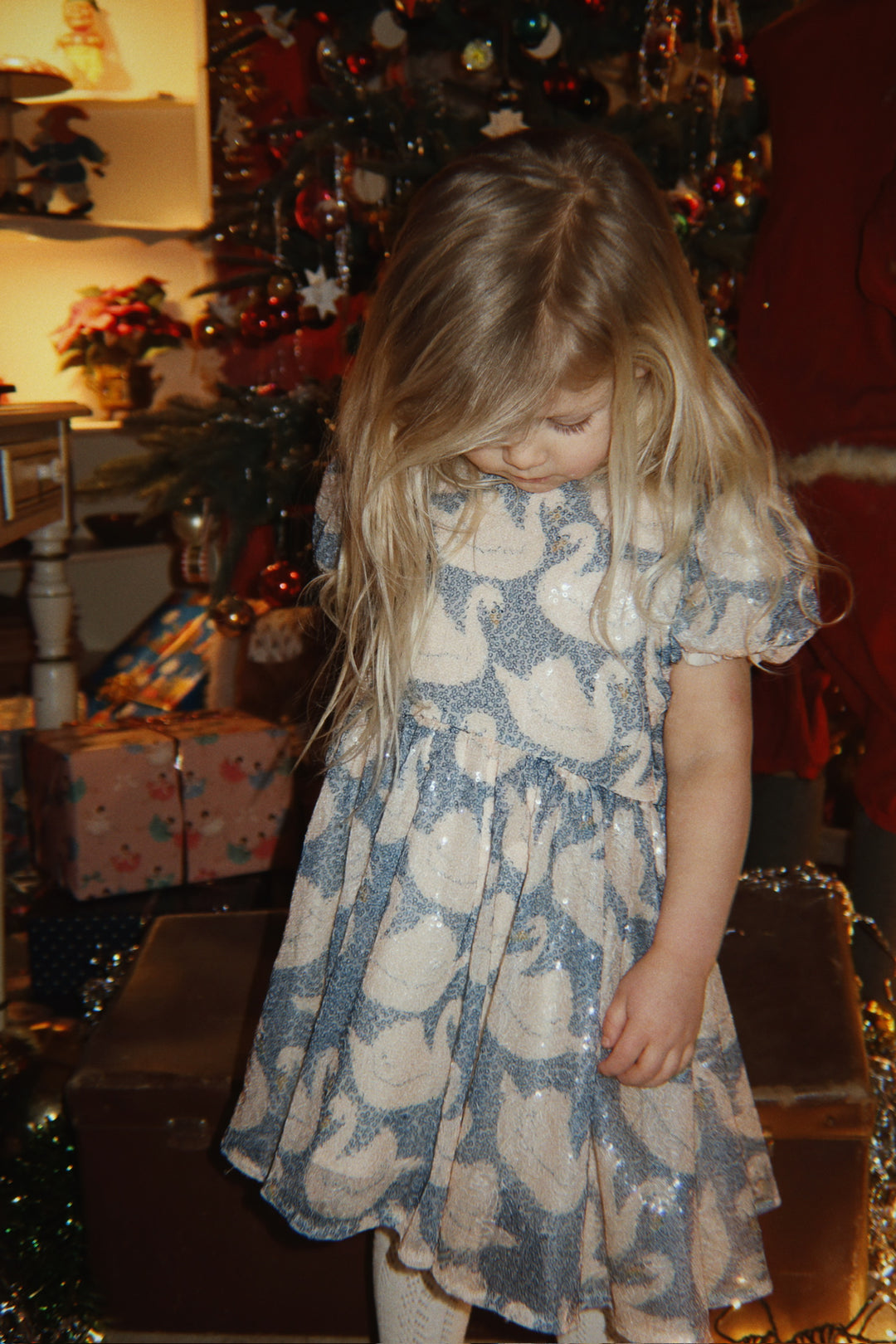 Konges Sløjd Starla Sequin Dress - Swan