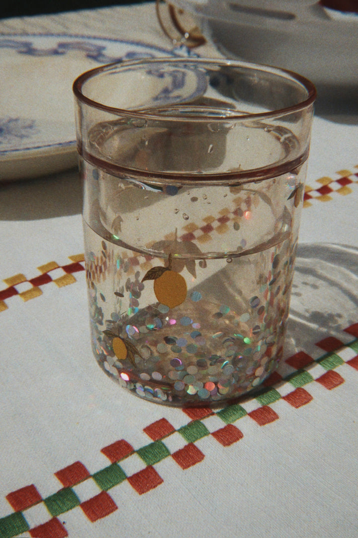 Konges Sløjd 2 Pack Glitter Cups - Lemon