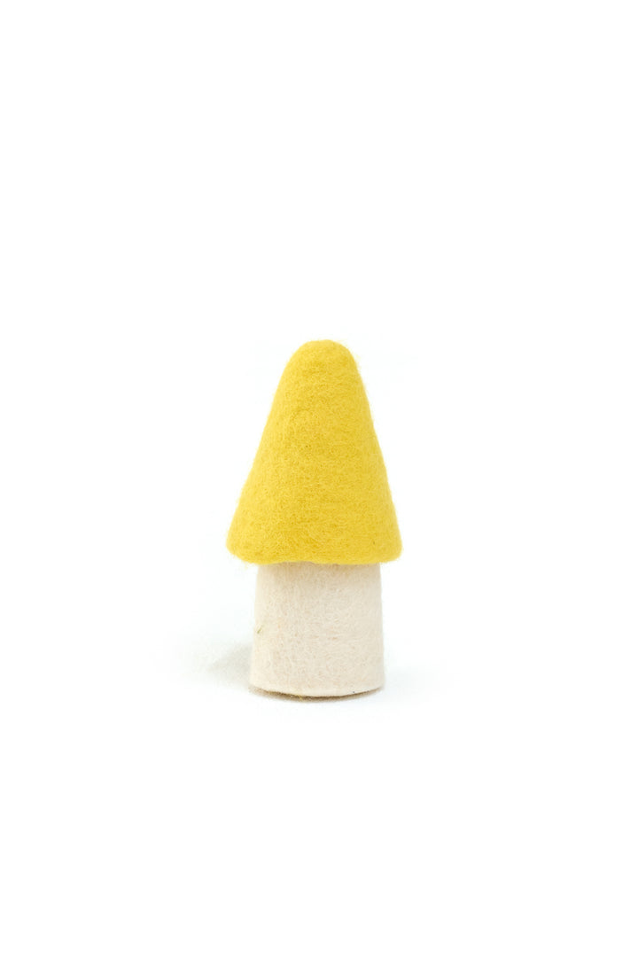 Muskhane Morel Felt Mushroom - Lemon