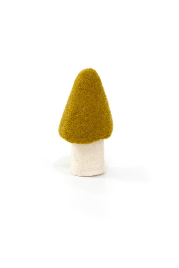 Muskhane Morel Felt Mushroom - Pistachio