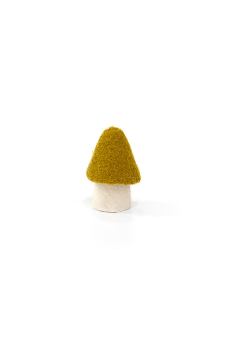 Muskhane Morel Felt Mushroom - Pistachio
