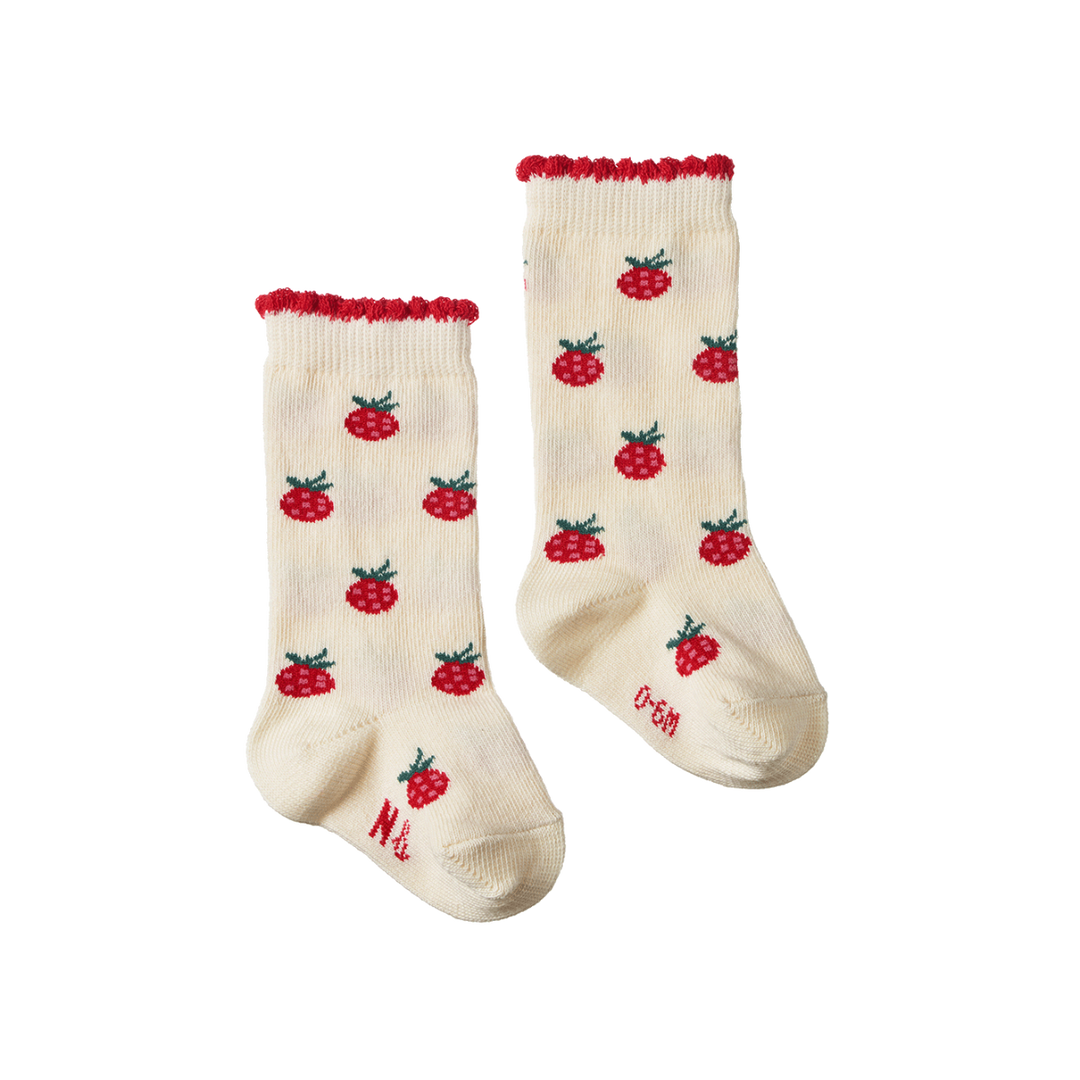 Nature Baby Organic Cotton Socks - Raspberries