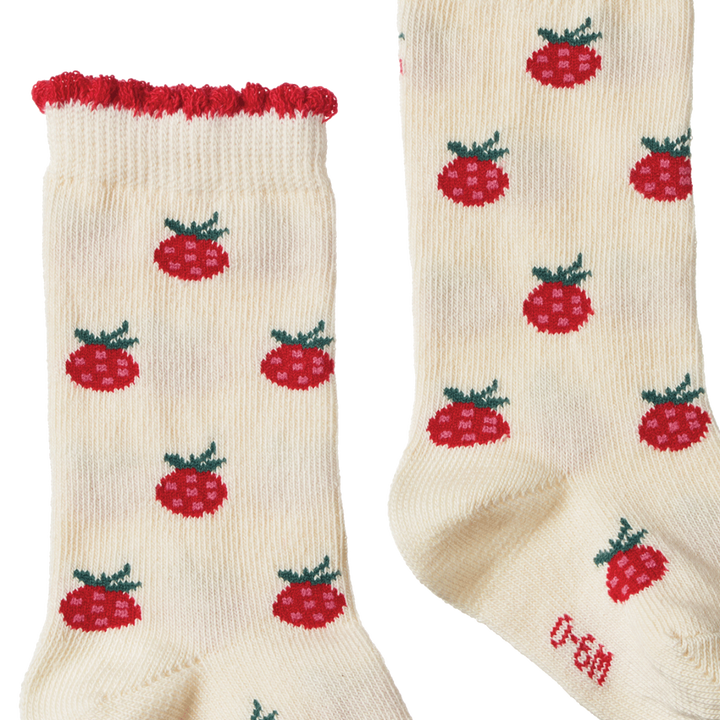 Nature Baby Organic Cotton Socks - Raspberries