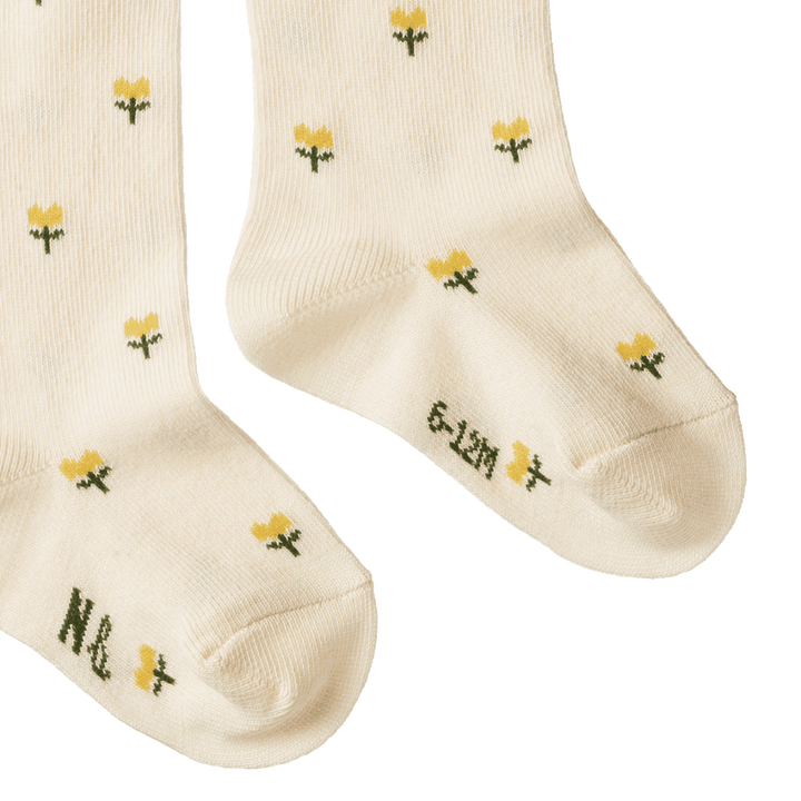 Nature Baby Organic Cotton Socks - Tulips