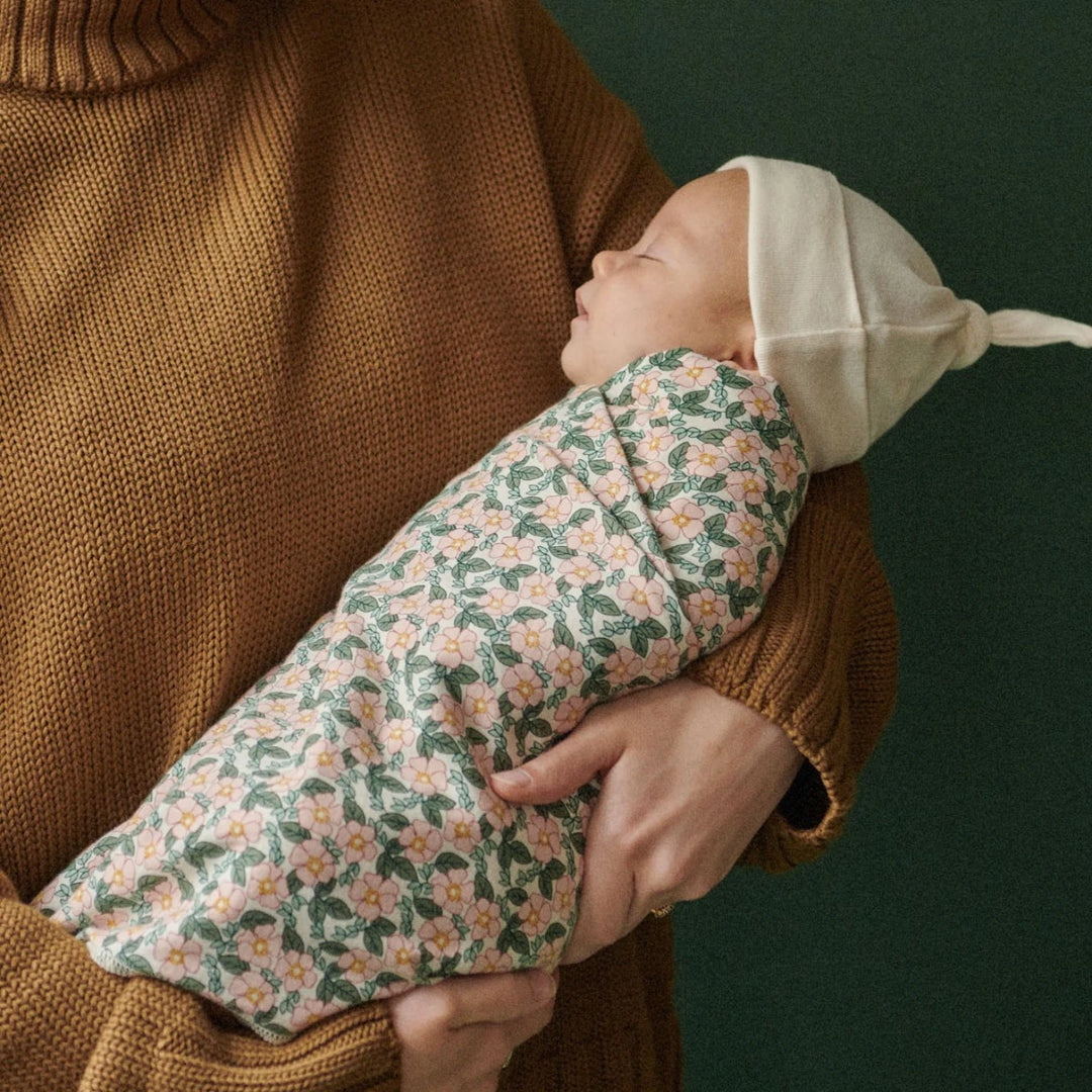 Nature Baby Wrap - Garland Print