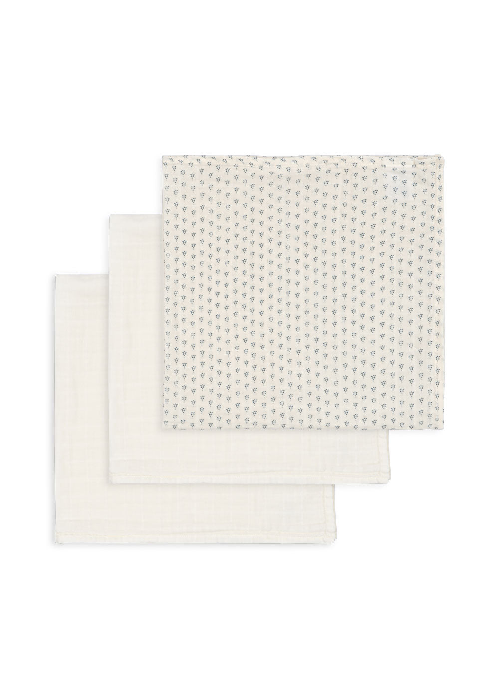 Konges Sløjd Fanga Fontana 3 Pack Bellini Muslin - Punto Blu
