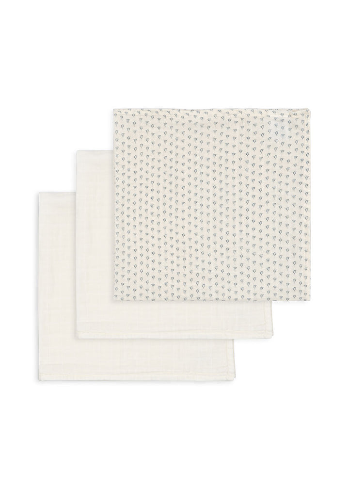 Konges Sløjd Fanga Fontana 3 Pack Bellini Muslin - Punto Blu