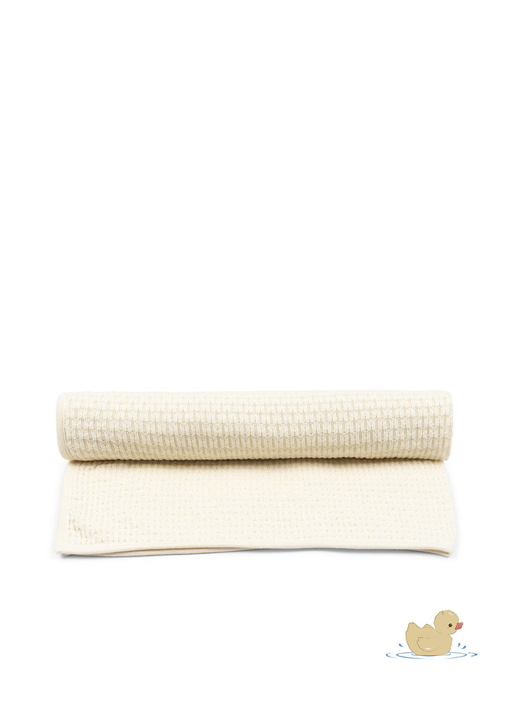 Konges Sløjd Fanga Fontana Venti Pointelle Blanket - Antique White