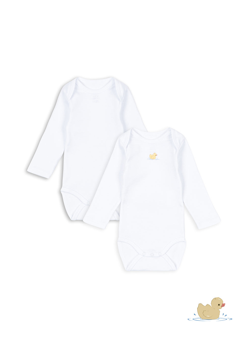 Konges Sløjd Fanga Fontana Piscina 2 Pack Bodysuit - Optic White
