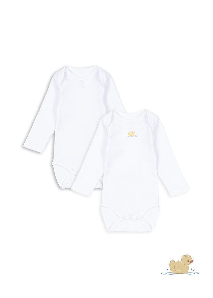 Konges Sløjd Fanga Fontana Piscina 2 Pack Bodysuit - Optic White