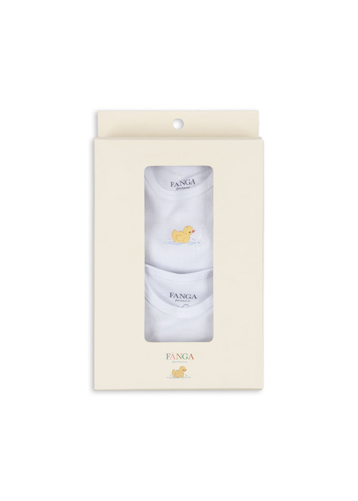 Konges Sløjd Fanga Fontana Piscina 2 Pack Bodysuit - Optic White