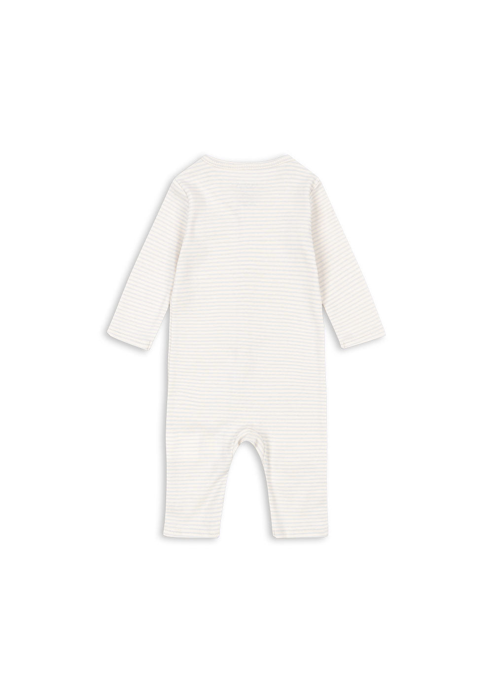 Konges Sløjd Fanga Fontana Fio Onesie - Tea Stripe Grey Dawn