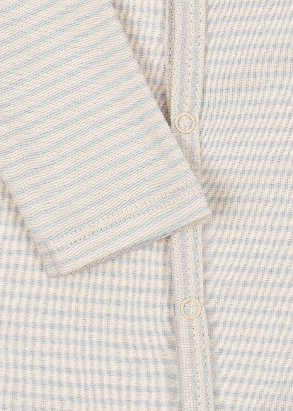 Konges Sløjd Fanga Fontana Fio Onesie - Tea Stripe Grey Dawn