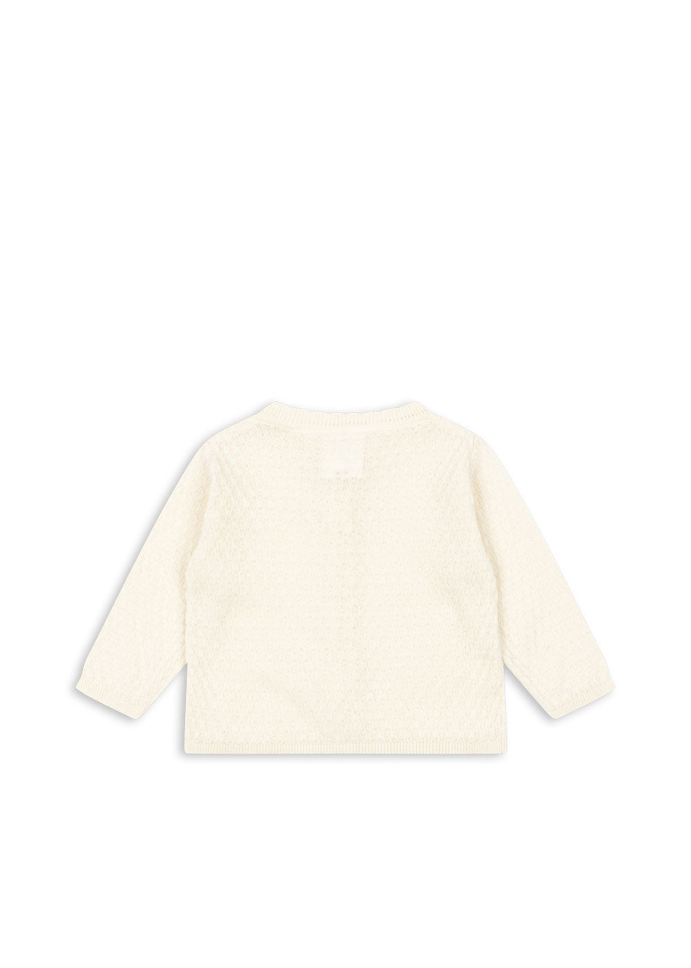 Konges Sløjd Fanga Fontana Venti Pointelle Cardigan - Antique White