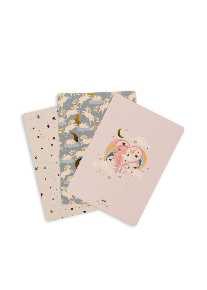 Konges Sløjd 6 Pack Greeting Card - Unicorn / Safari