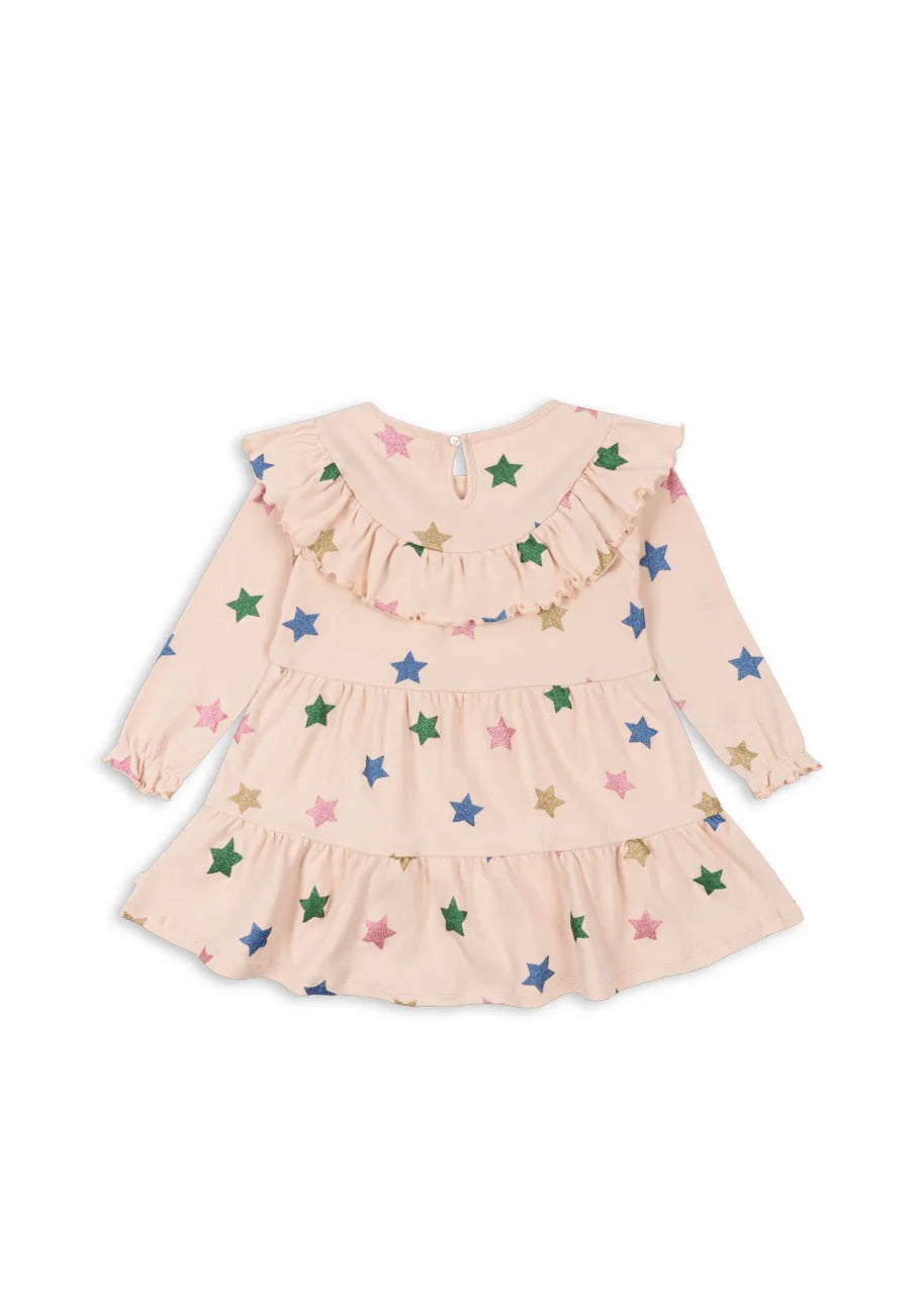 Konges Sløjd Malli Glitter Dress - Star Glitter / Pre Order