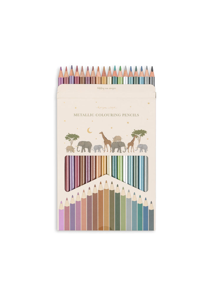Konges Sløjd Metallic Colouring Pencils - Multi