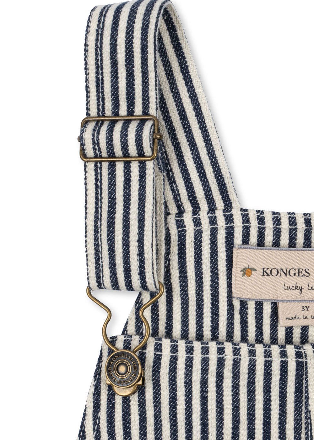 Konges Sløjd Fender Overalls GOTS - Naval Stripe