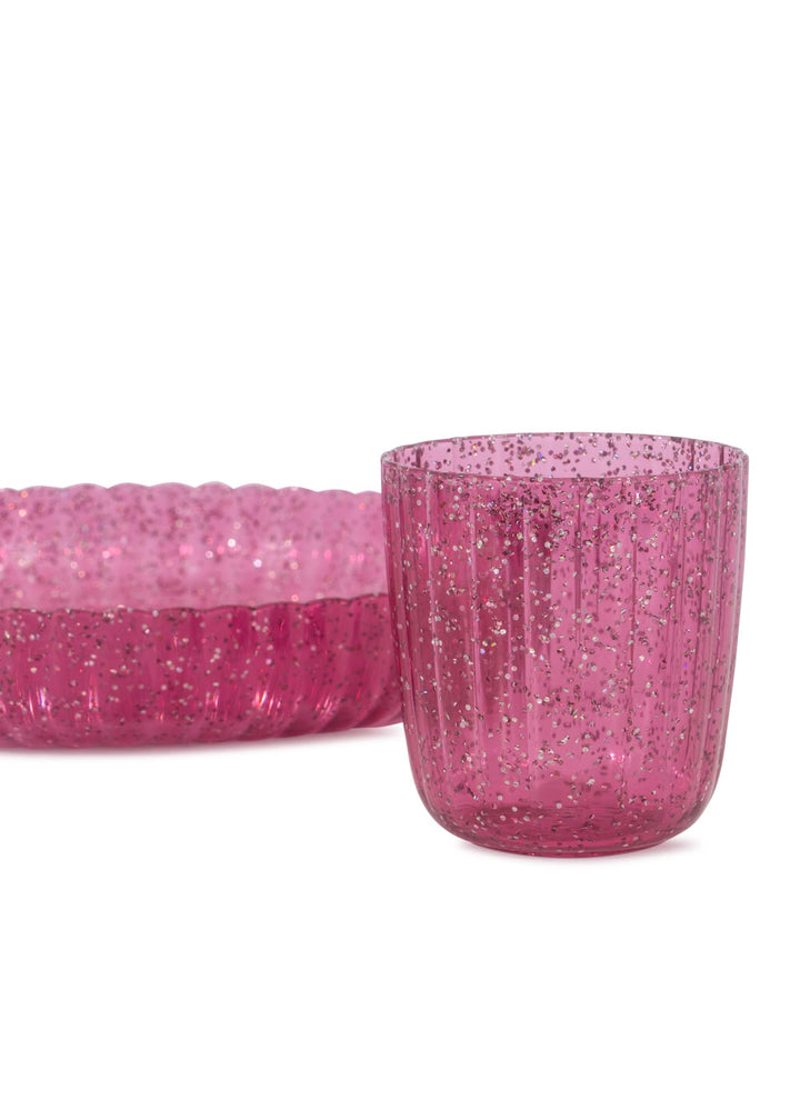 Konges Sløjd Glitter Dinner Set - Sparking Sangria Pre Order