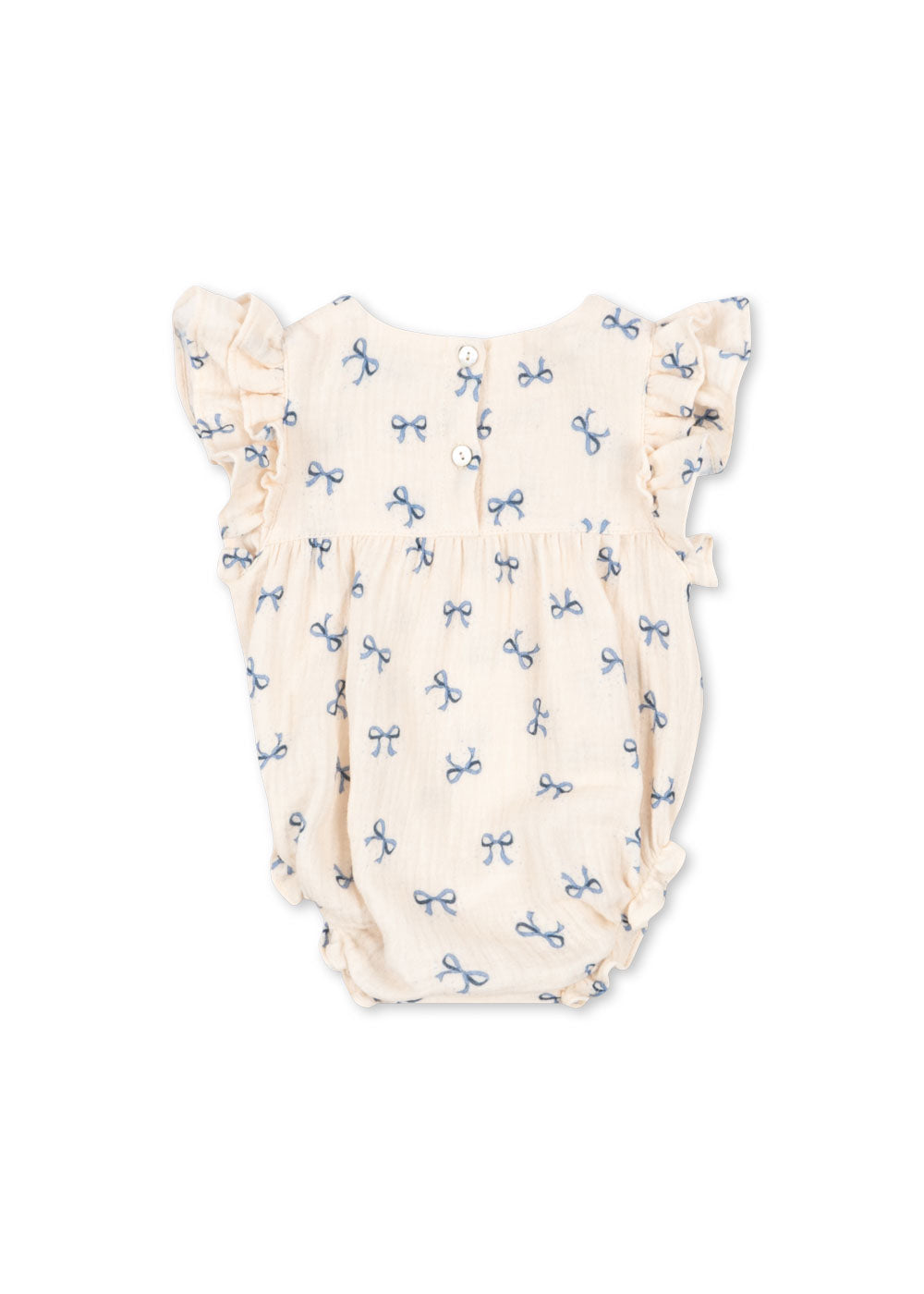 Konges Sløjd Coco Romper GOTS - Bow Bleu