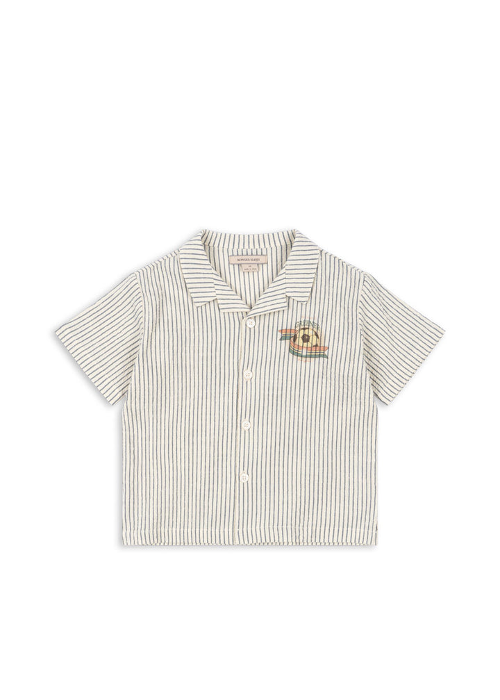 Konges Sløjd Elliot Short Sleeve Shirt - Stripe Bluie
