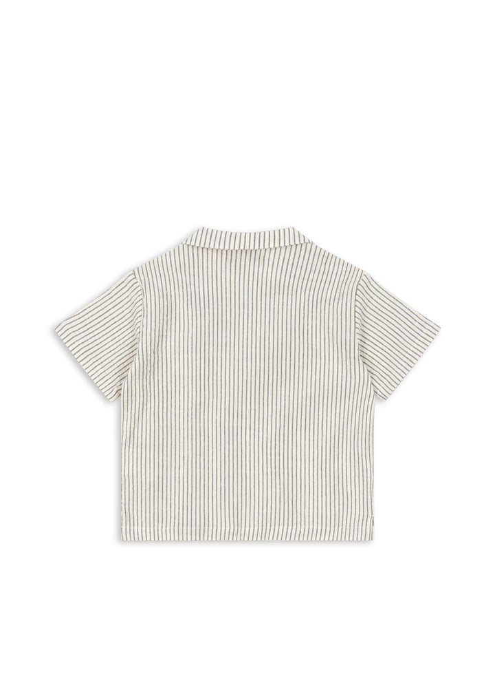 Konges Sløjd Elliot Short Sleeve Shirt - Stripe Bluie