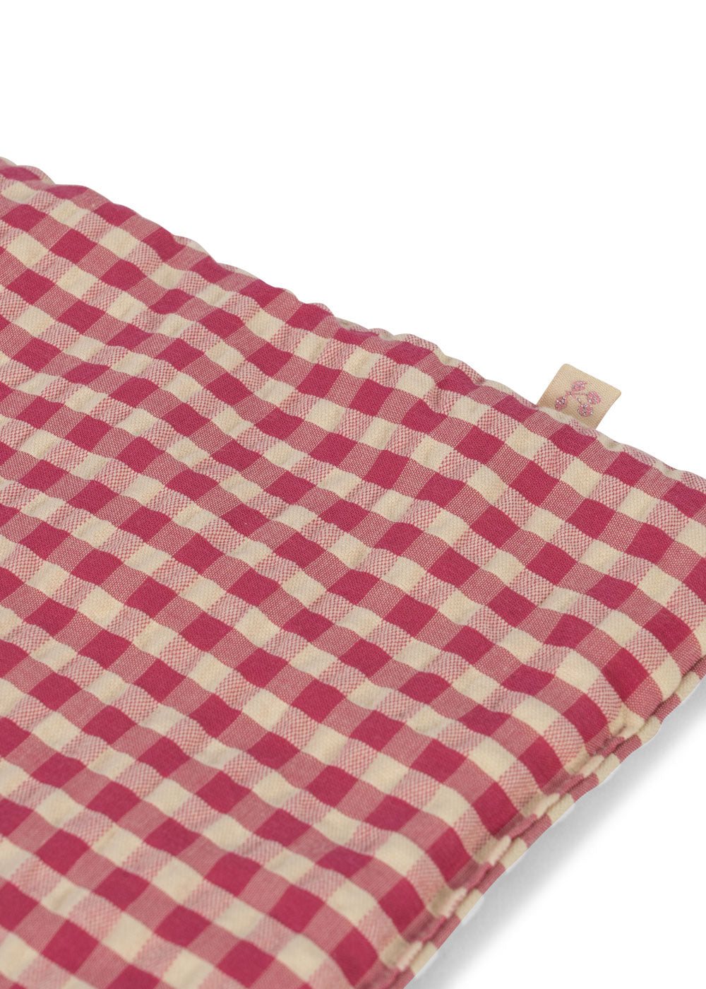Konges Sløjd Doll Bedding - Bubblegum Check / Pre Order