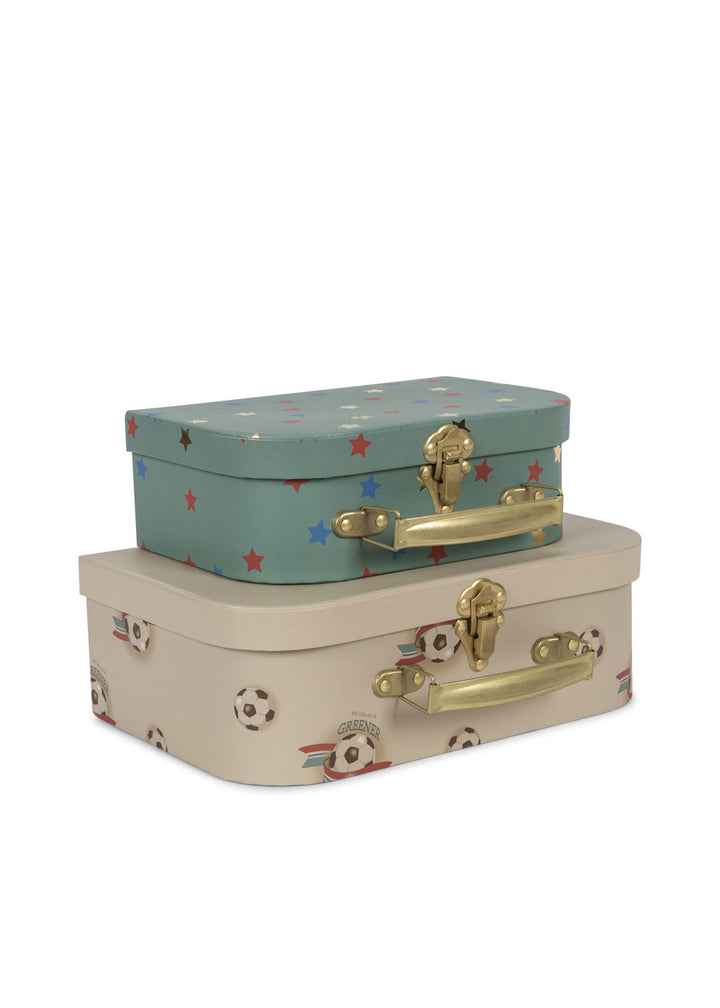 Konges Sløjd 2 Pack Suitcase - Off White / Kick It