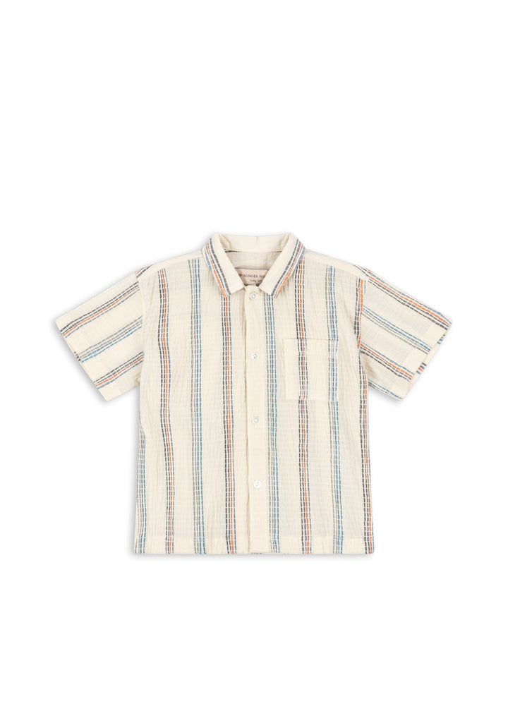 Konges Sløjd Vincent Short Sleeve Shirt GOTS - Antique White