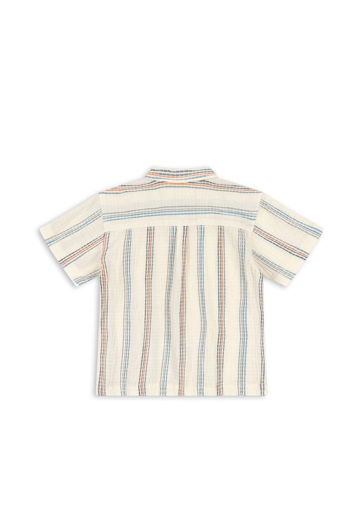 Konges Sløjd Vincent Short Sleeve Shirt GOTS - Antique White