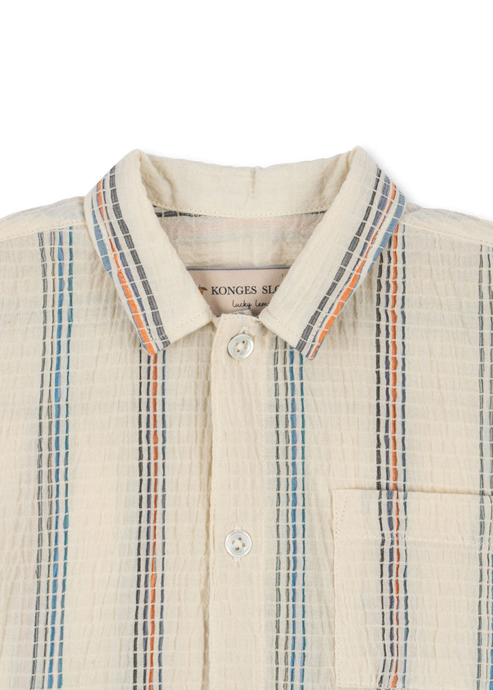 Konges Sløjd Vincent Short Sleeve Shirt GOTS - Antique White