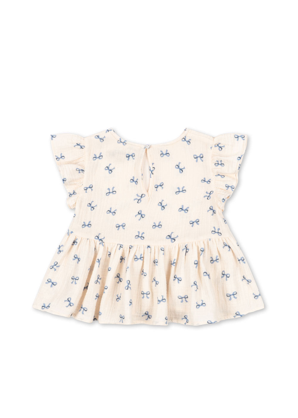 Konges Sløjd Coco Top GOTS - Bow Bleu