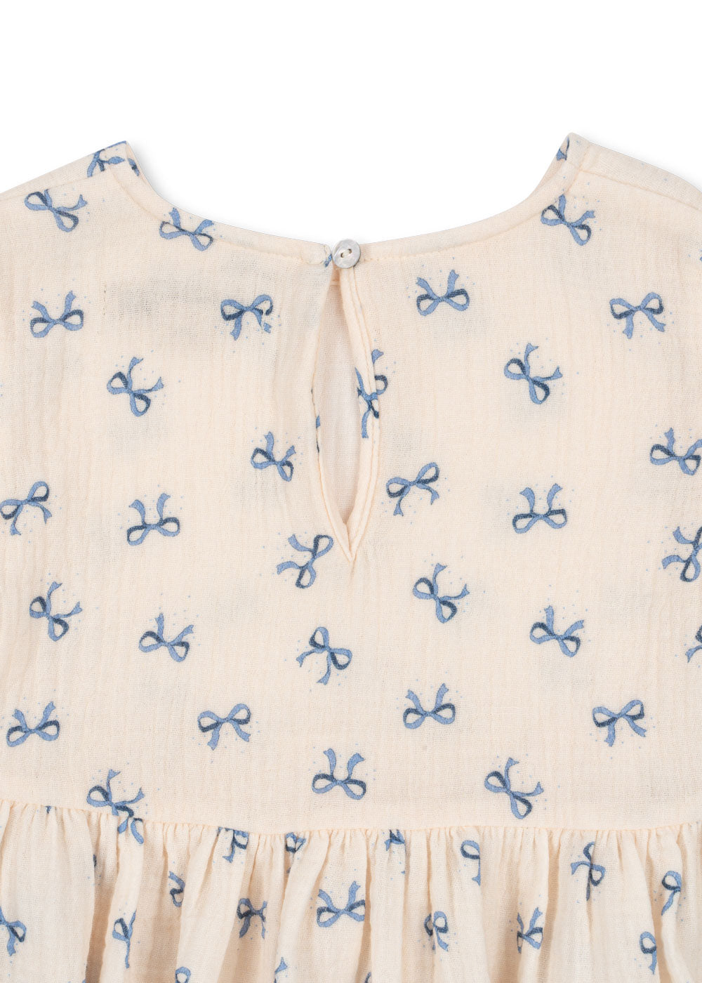 Konges Sløjd Coco Top GOTS - Bow Bleu