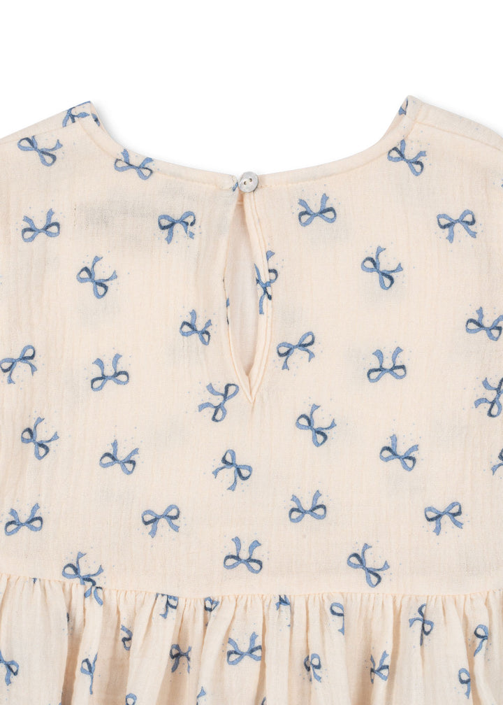 Konges Sløjd Coco Top GOTS - Bow Bleu