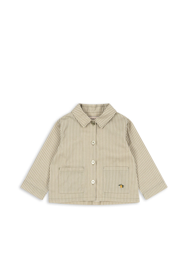 Konges Sløjd Frankie Over Shirt GOTS - Tea Stripe