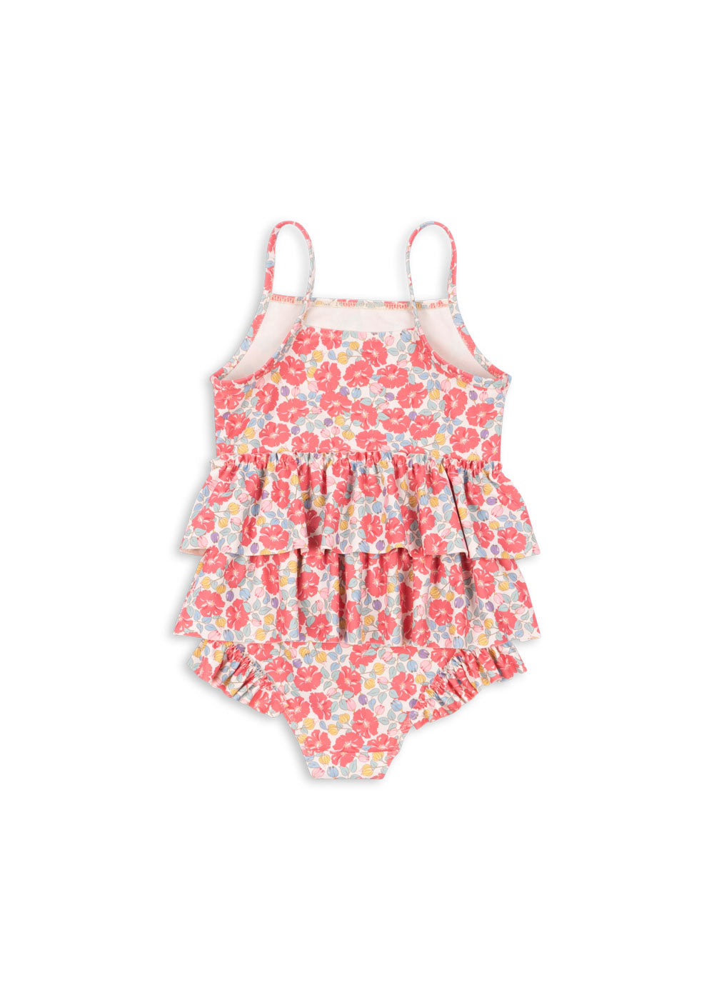 Konges Sløjd Manuca Frill Swimsuit - Rose Anglaise