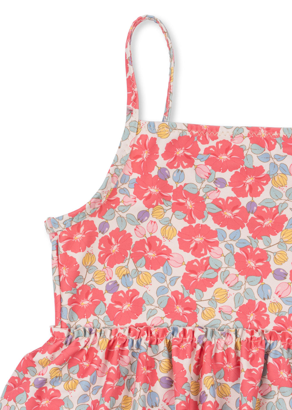 Konges Sløjd Manuca Frill Swimsuit - Rose Anglaise