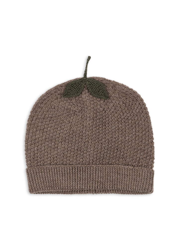 Konges Sløjd Fruity Beanie - Bunny Brown Melange / Pre Order