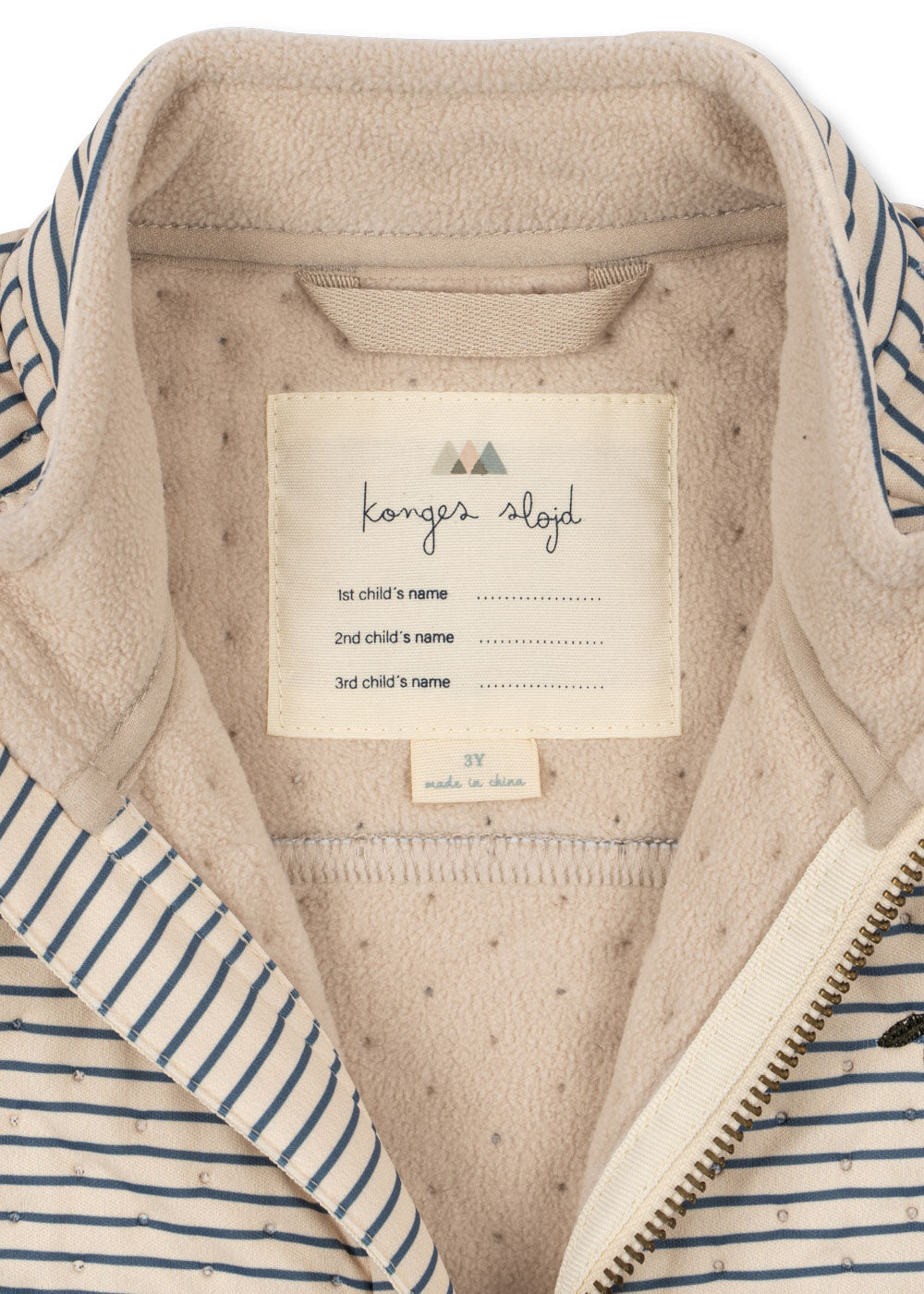 Konges Sløjd Thermo Frill Jacket - Stripe Bluie