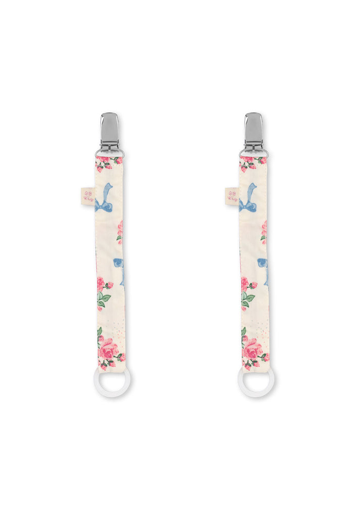 Konges Sløjd 2 Pack Pacifier Strap - Bella Rosita