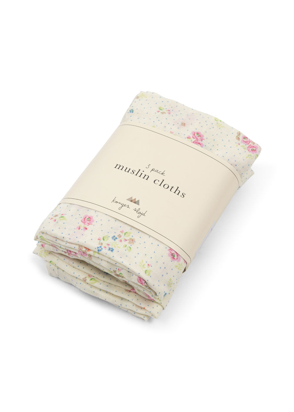 Konges Sløjd 3 Pack Muslin Cloth GOTS - Nonoka