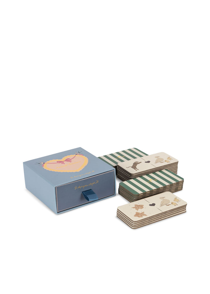 Konges Sløjd Animal Dominoes Game - Multi / Pre Order