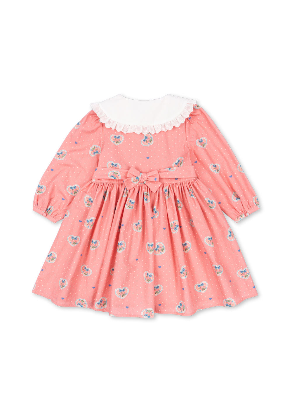 Konges Sløjd Coeur Collar Dress GOTS - Cher Coeur Rose