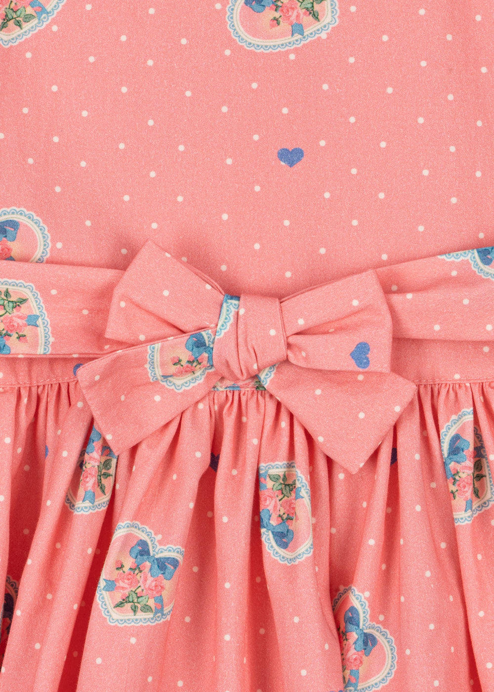 Konges Sløjd Coeur Collar Dress GOTS - Cher Coeur Rose