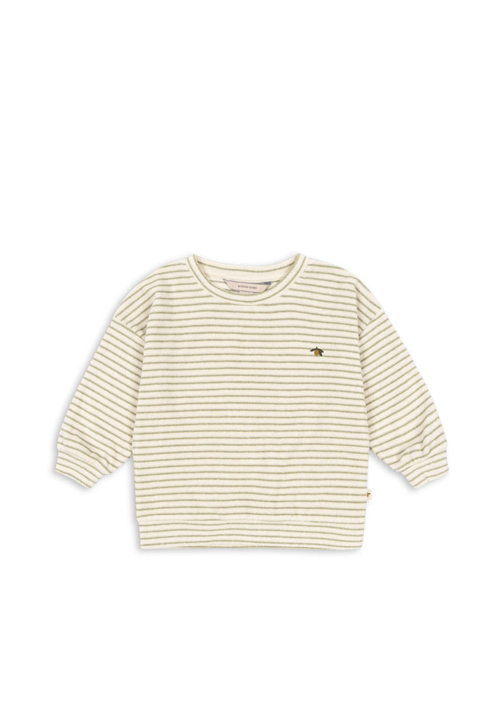 Konges Sløjd Itty Sweatshirt GOTS - Tea Stripe