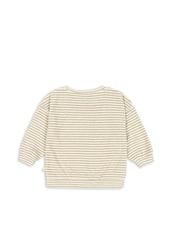 Konges Sløjd Itty Sweatshirt GOTS - Tea Stripe