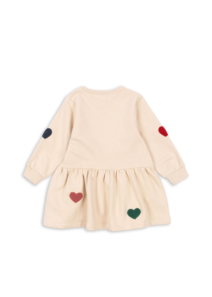 Konges Sløjd Lou Terry Sweat Dress - Multi Heart