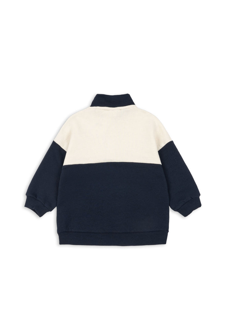 Konges Sløjd Loupy Lou Half Zip Sweat - Total Eclipse