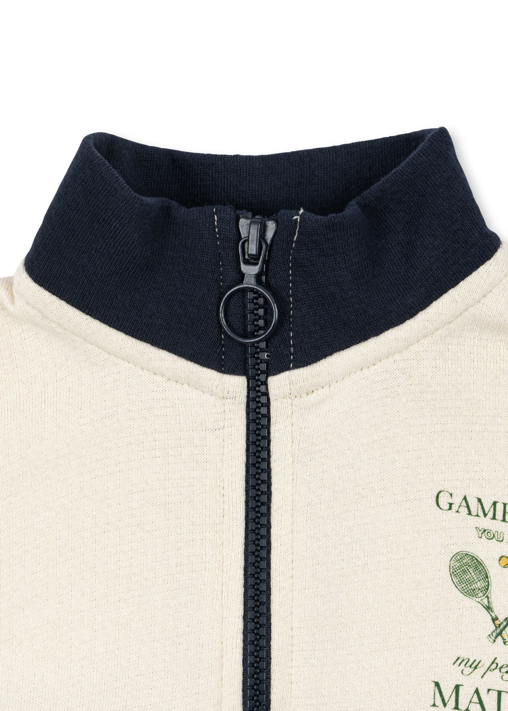 Konges Sløjd Loupy Lou Half Zip Sweat - Total Eclipse